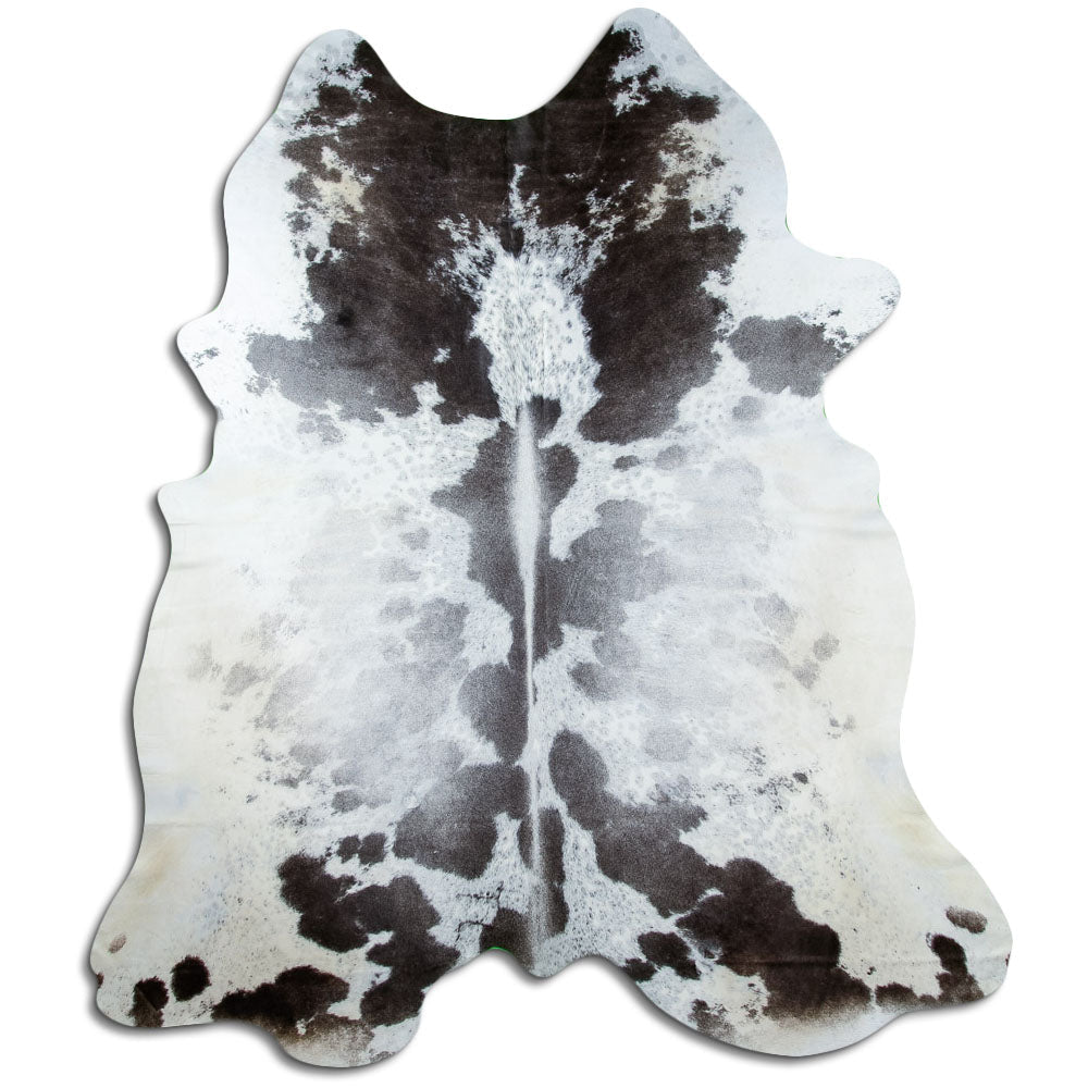 Grey cowhide rug XXL