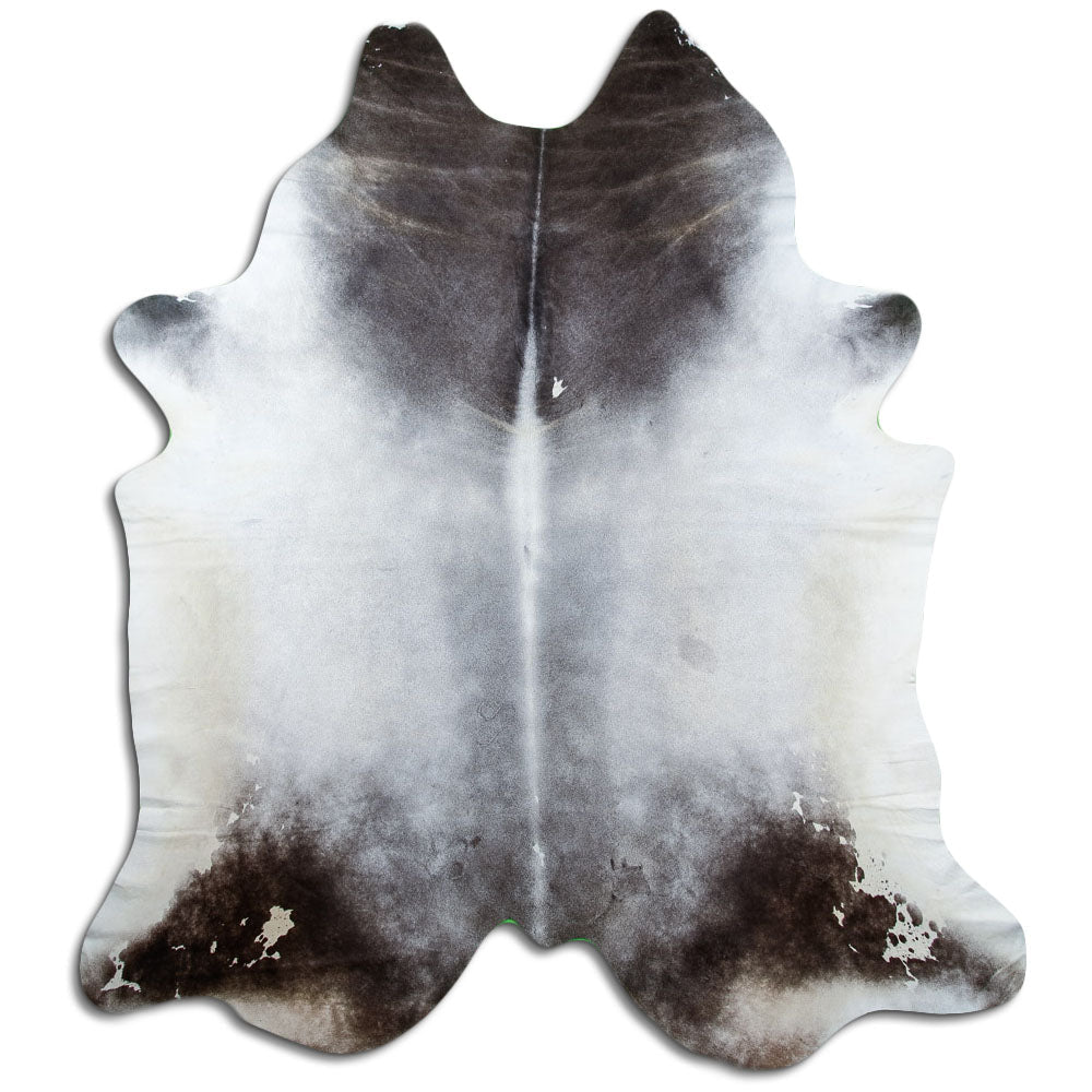 Grey cowhide rug XXXL