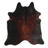 Brown cowhide rug XL