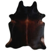 Brown cowhide rug XXL
