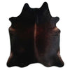 Brown cowhide rug XXL