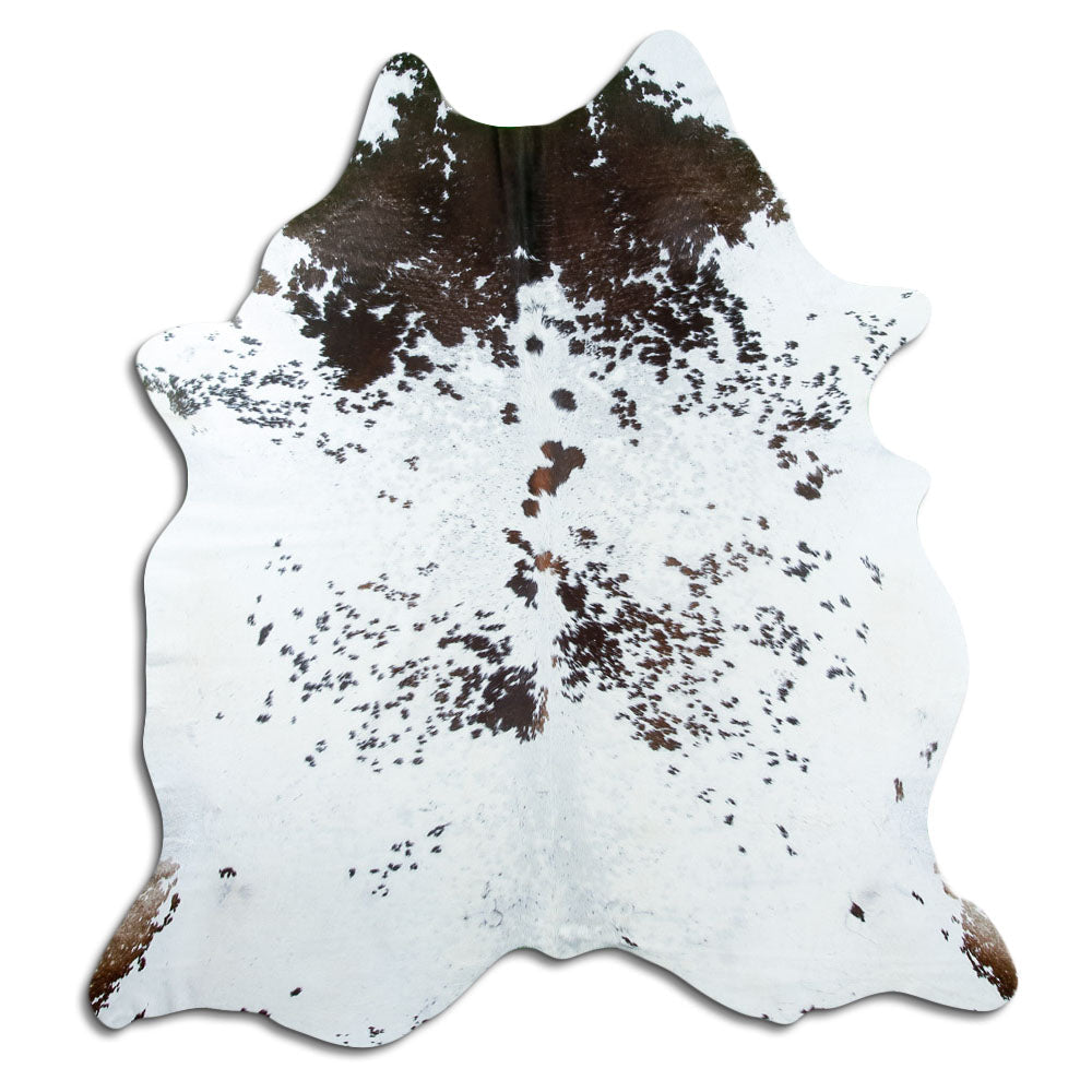 Tricolour cowhide rug M