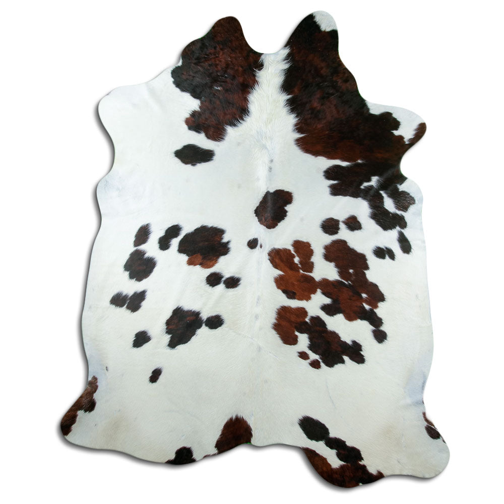 Tricolour cowhide rug XXL
