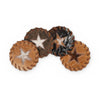 Cowhide Coaster Set
